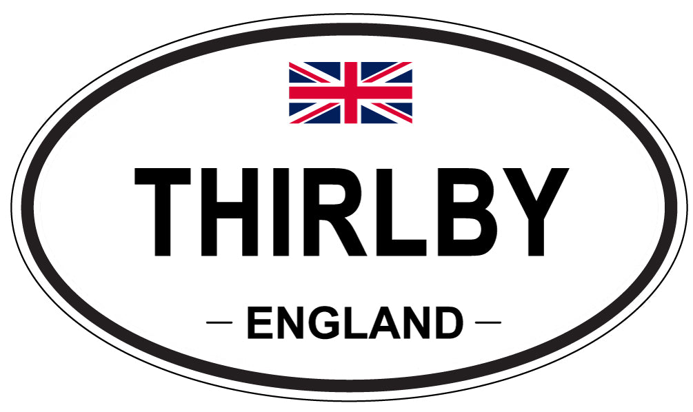 THIRLBY, England - Oval Magnet