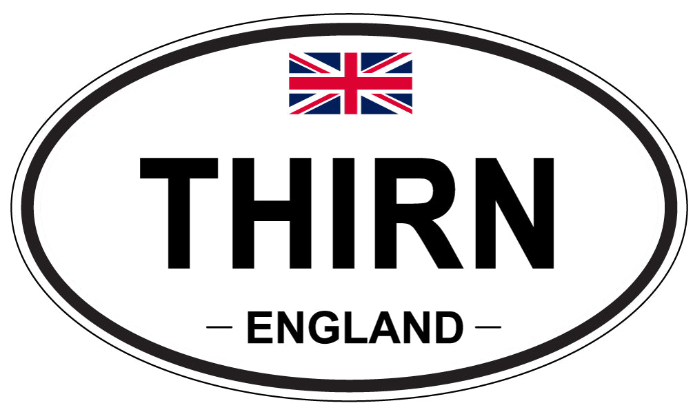 THIRN, England - Oval Magnet