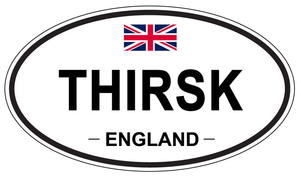 THIRSK, England - Oval Magnet