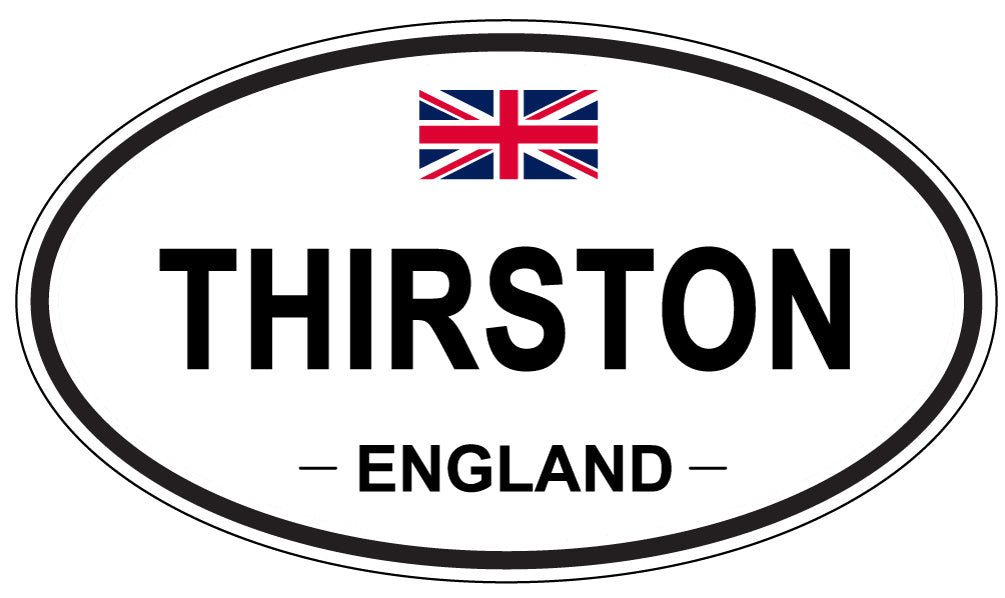 THIRSTON, England - Oval Magnet
