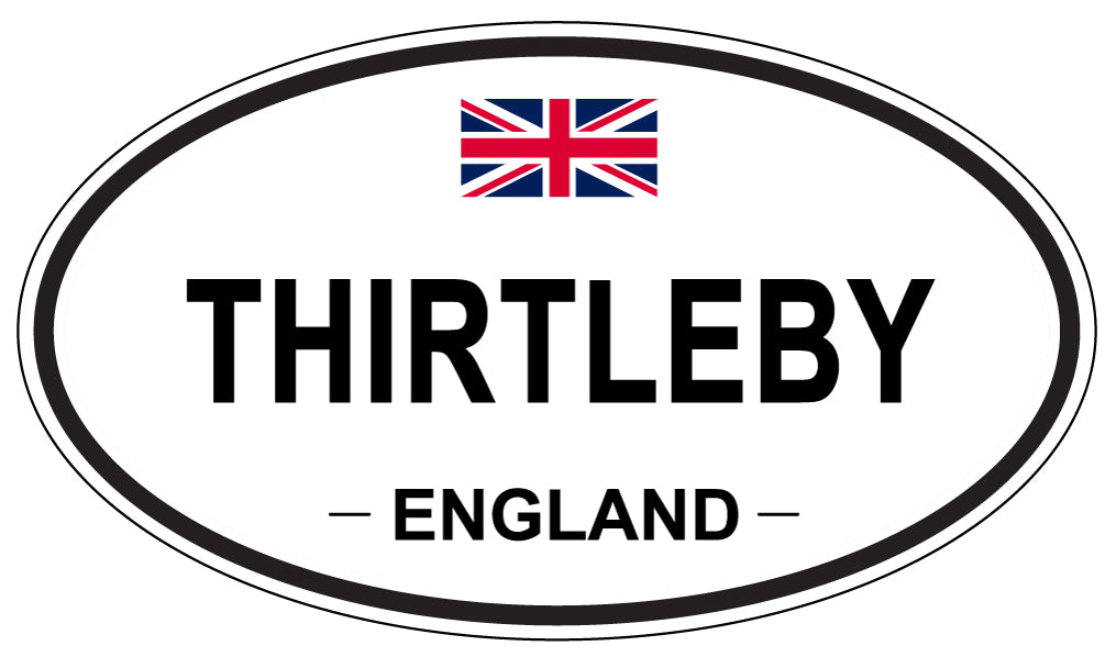 THIRTLEBY, England - Oval Magnet