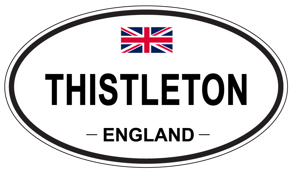 THISTLETON, England - Oval Magnet