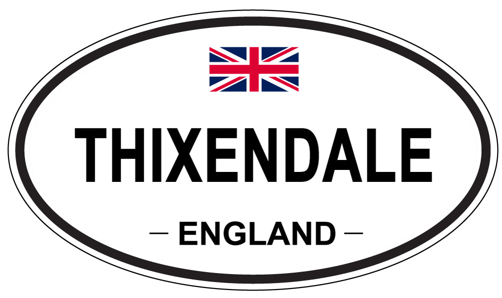 THIXENDALE, England - Oval Magnet