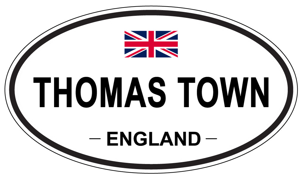 THOMAS TOWN, England - Oval Magnet