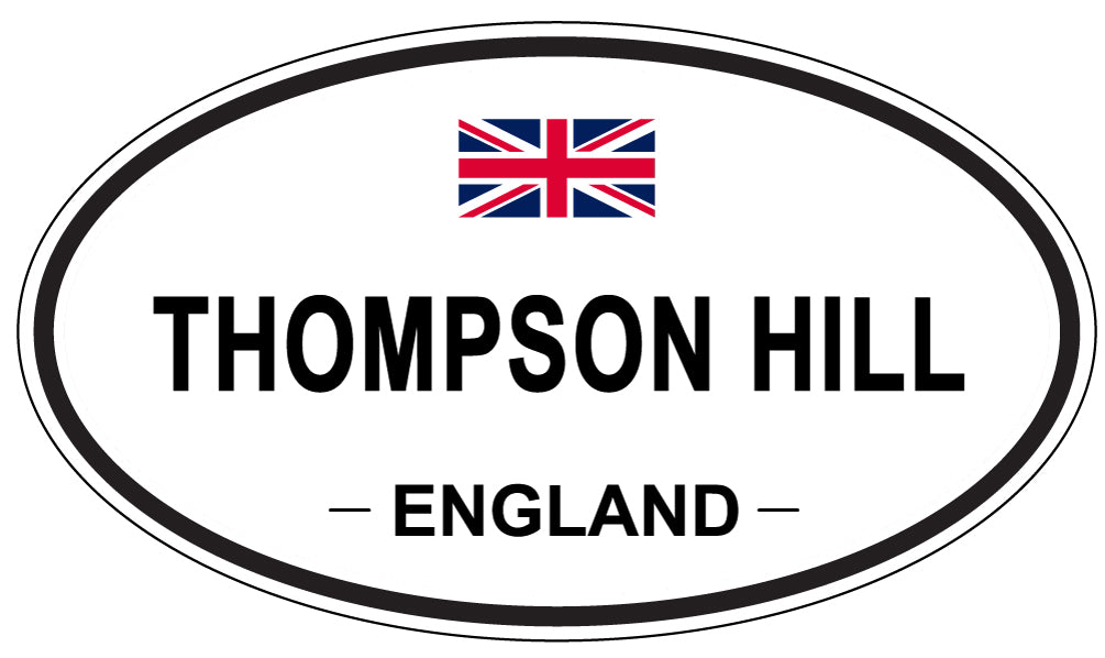 THOMPSON HILL, England - Oval Magnet