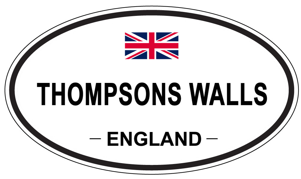 THOMPSONS WALLS, England - Oval Magnet
