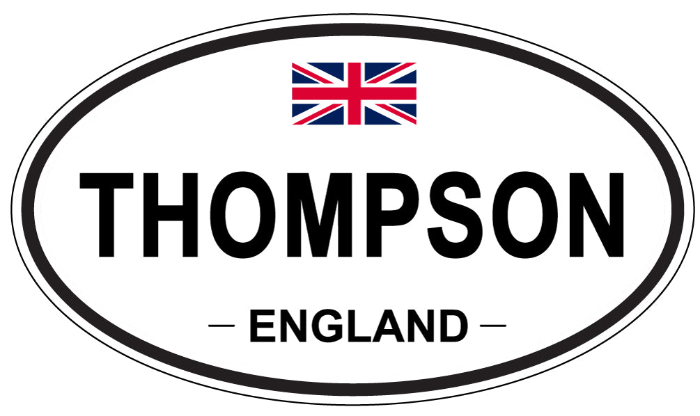 THOMPSON, England - Oval Magnet