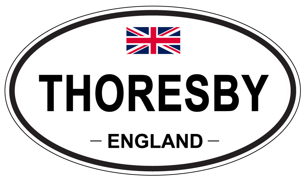 THORESBY, England - Oval Magnet