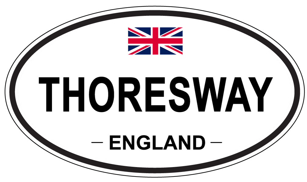 THORESWAY, England - Oval Magnet