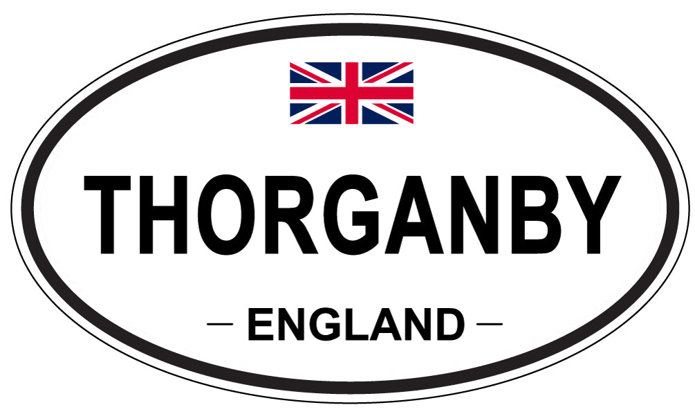 THORGANBY, England - Oval Magnet
