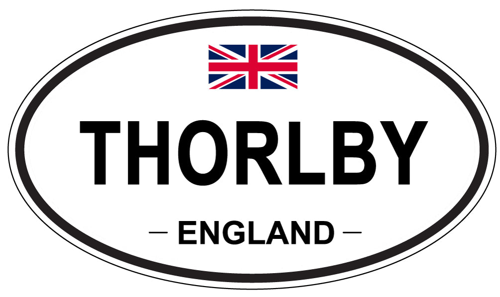 THORLBY, England - Oval Magnet