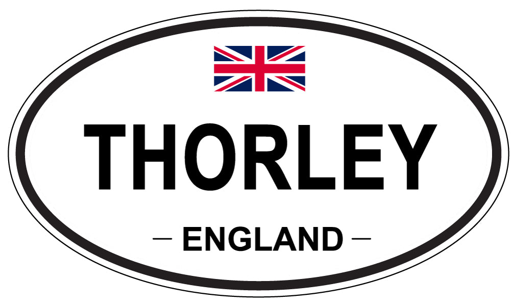 THORLEY, England - Oval Magnet