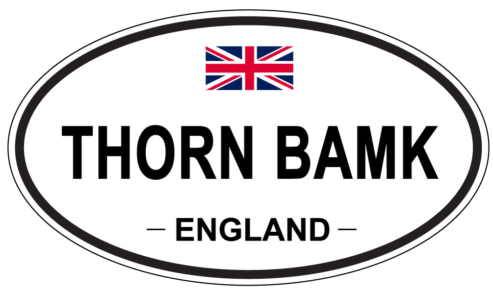 THORN BAMK, England - Oval Magnet