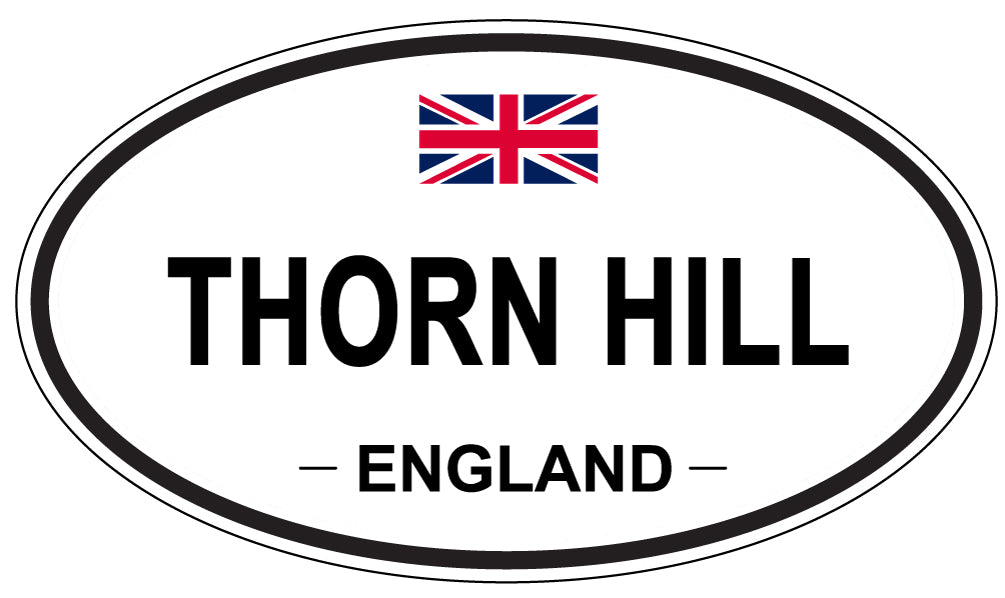 THORN HILL, England - Oval Magnet