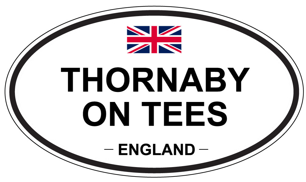 THORNABY ON TEES, England - Oval Magnet