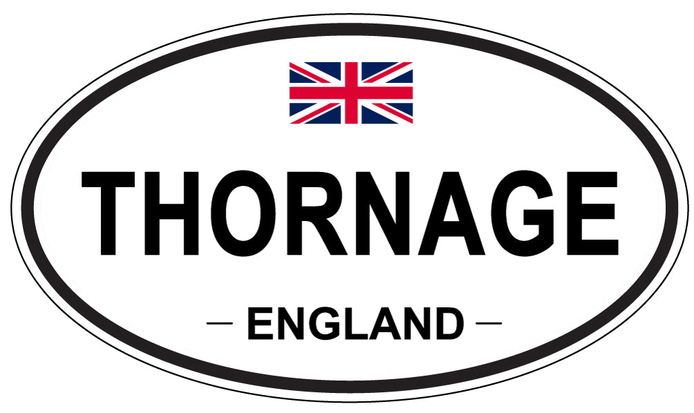 THORNAGE, England - Oval Magnet
