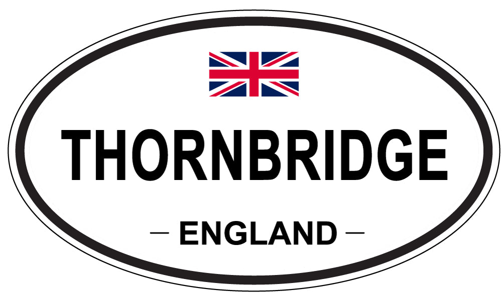 THORNBRIDGE, England - Oval Magnet