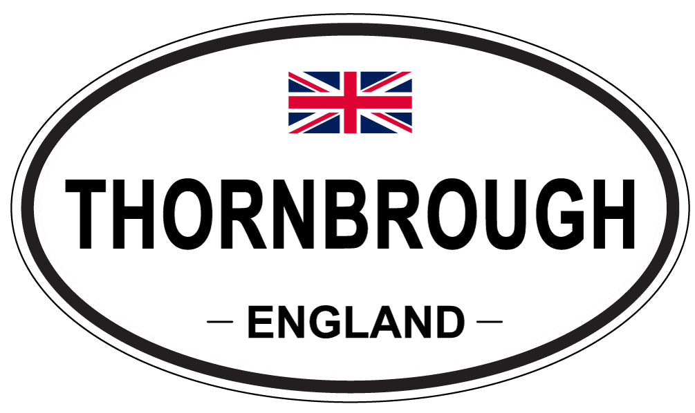 THORNBROUGH, England - Oval Magnet