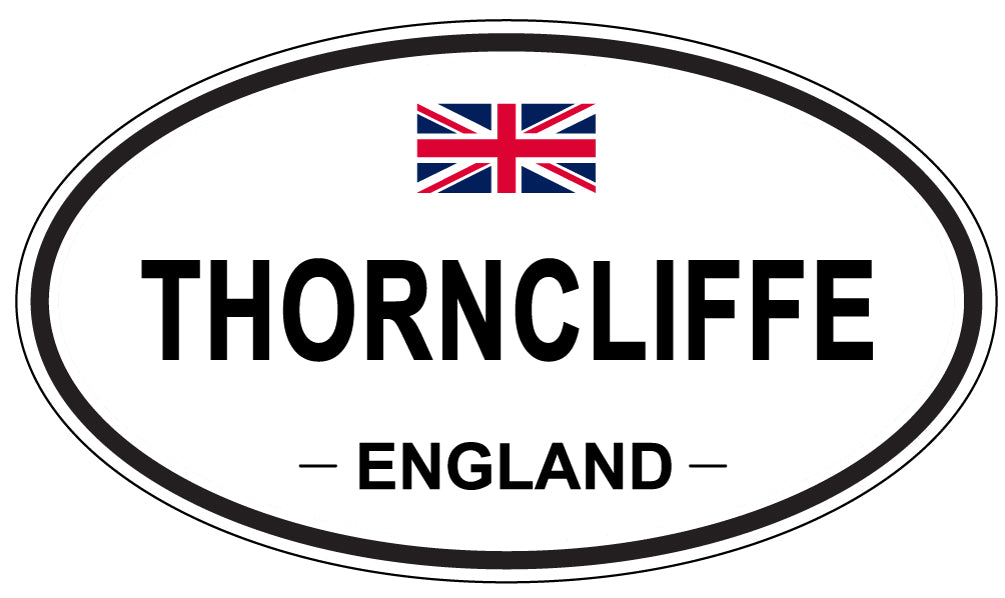 THORNCLIFFE, England - Oval Magnet