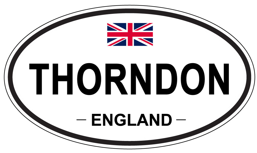 THORNDON, England - Oval Magnet