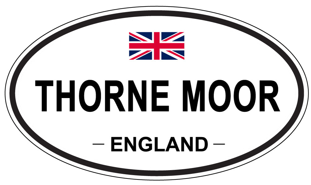 THORNE MOOR, England - Oval Magnet