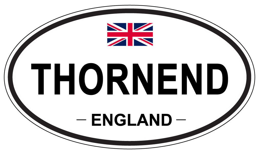 THORNEND, England - Oval Magnet