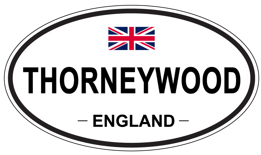 THORNEYWOOD, England - Oval Magnet