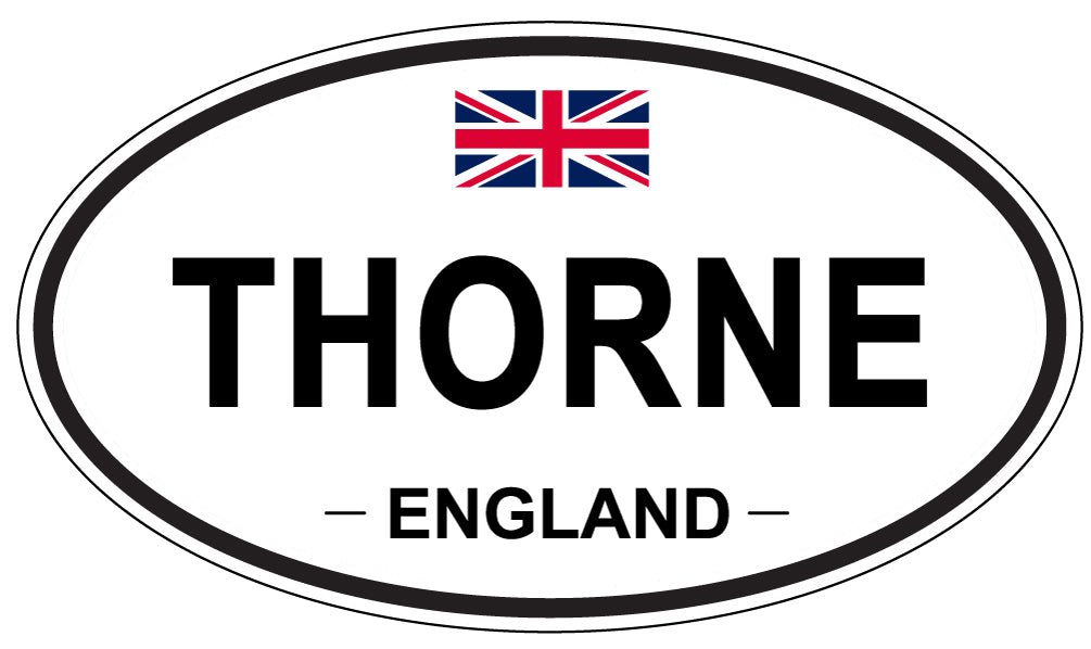 THORNE, England - Oval Magnet