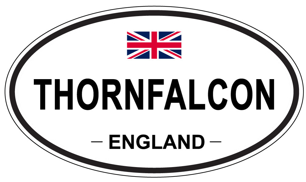 THORNFALCON, England - Oval Magnet