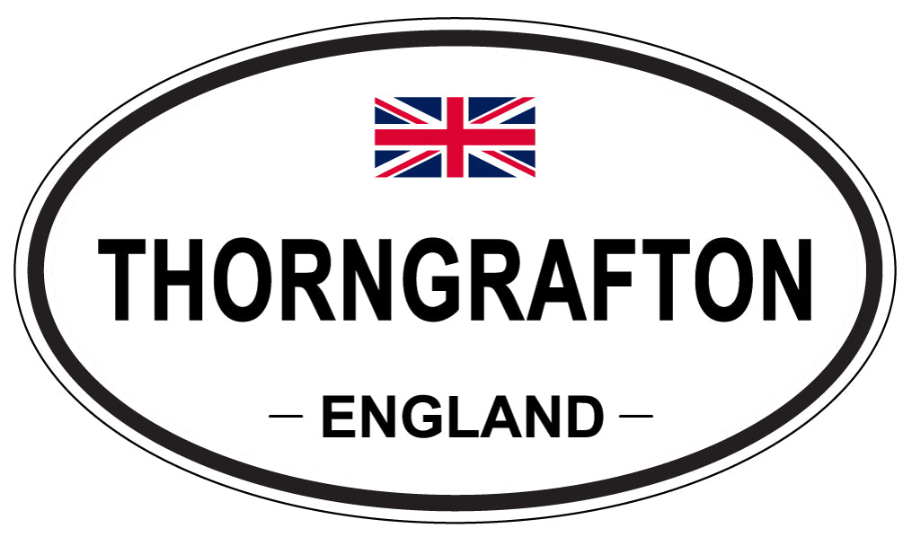 THORNGRAFTON, England - Oval Magnet
