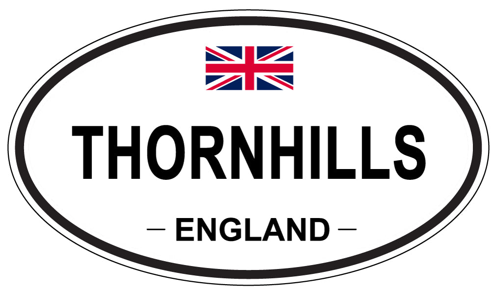 THORNHILLS, England - Oval Magnet