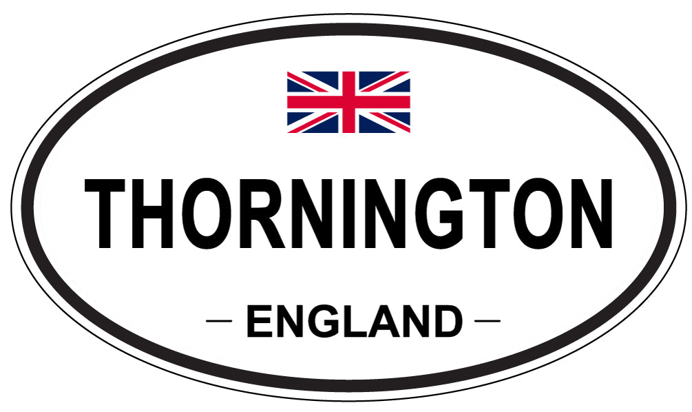 THORNINGTON, England - Oval Magnet
