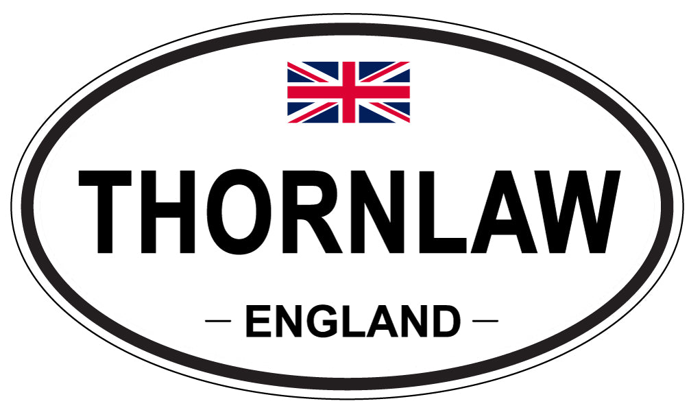 THORNLAW, England - Oval Magnet