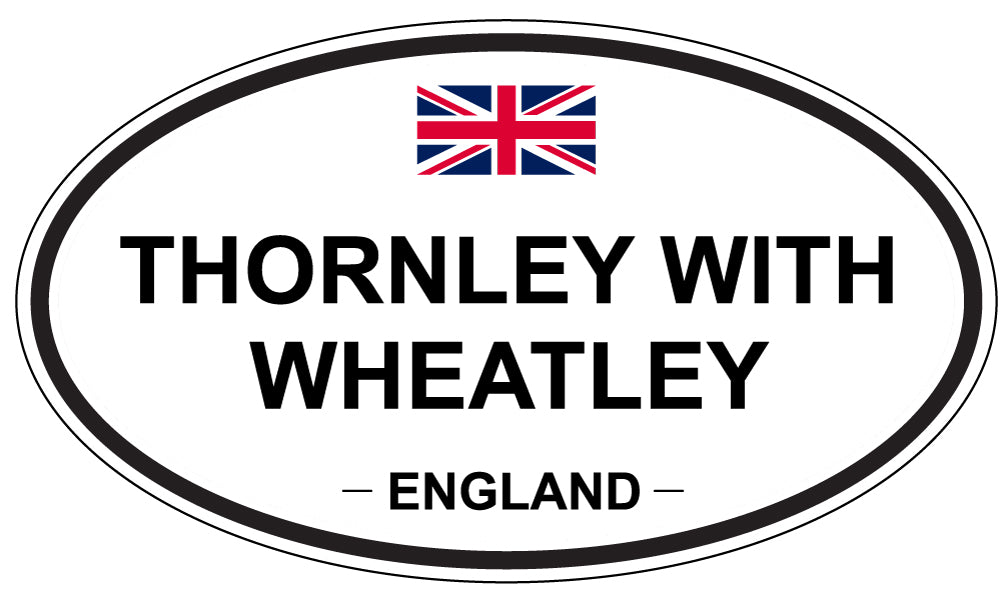 THORNLEY WITH WHEATLEY, England - Oval Magnet