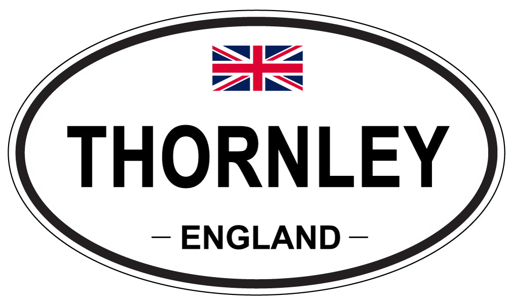THORNLEY, England - Oval Magnet