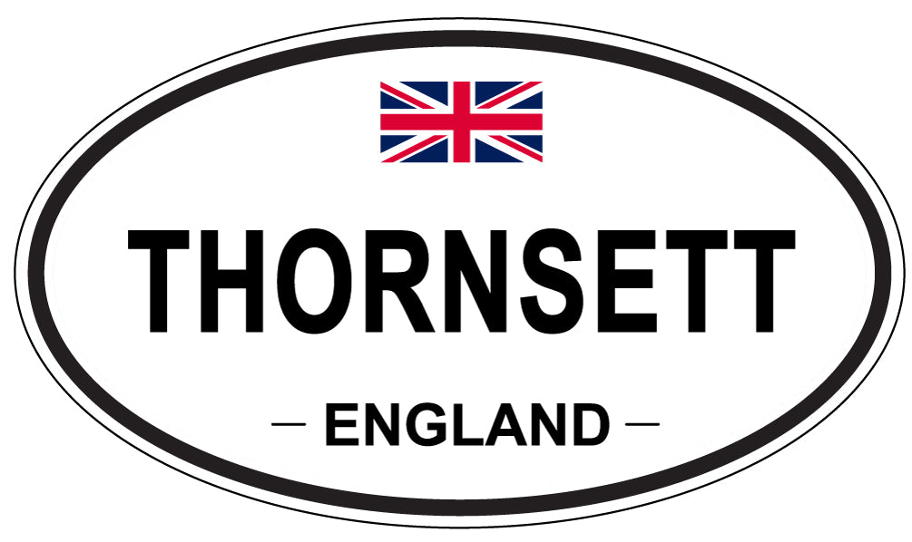 THORNSETT, England - Oval Magnet