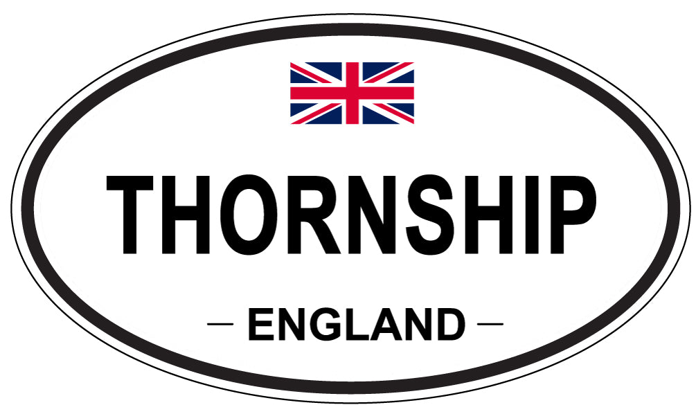 THORNSHIP, England - Oval Magnet