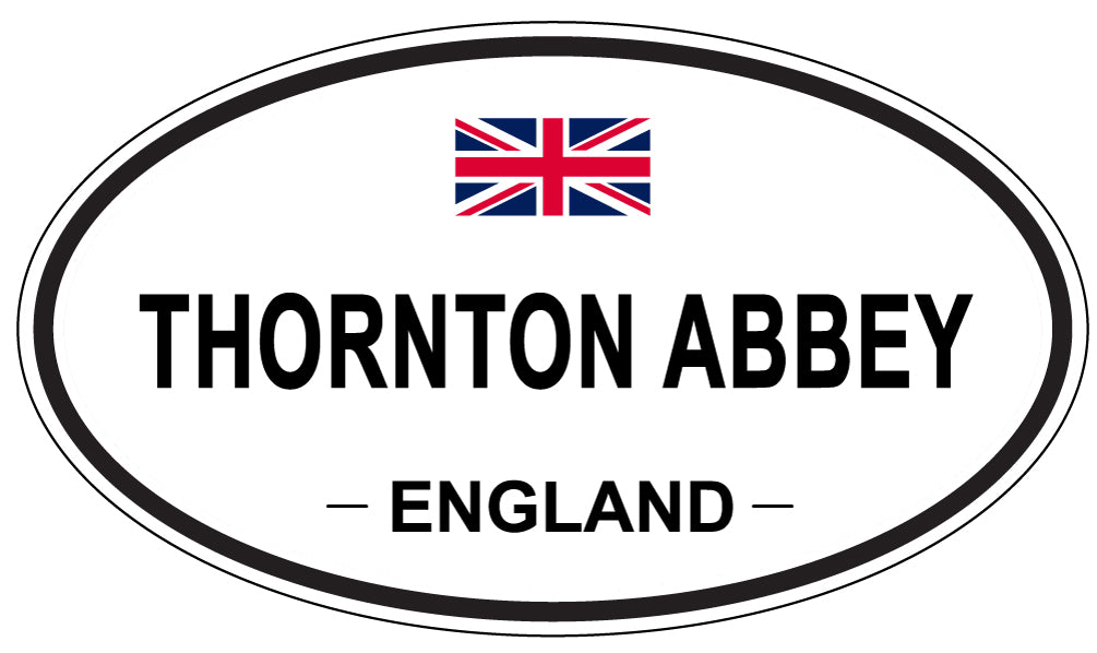 THORNTON ABBEY, England - Oval Magnet