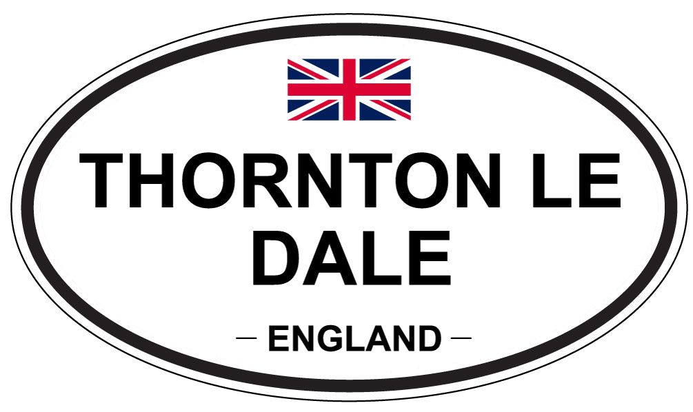 THORNTON LE DALE, England - Oval Magnet