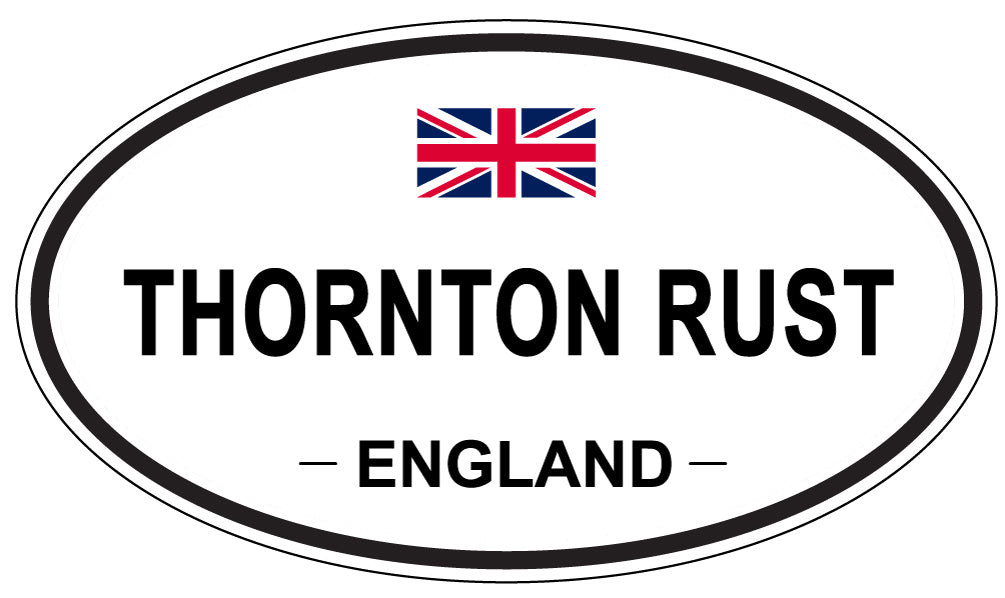 THORNTON RUST, England - Oval Magnet