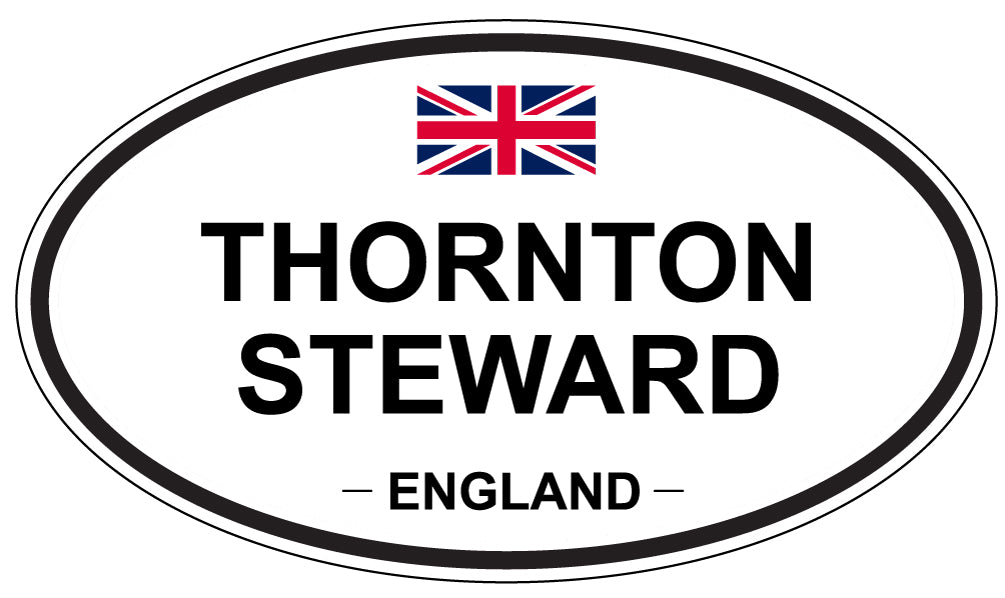THORNTON STEWARD, England - Oval Magnet