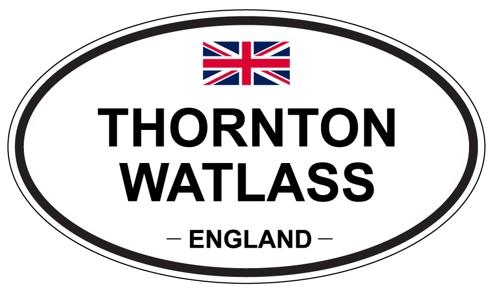 THORNTON WATLASS, England - Oval Magnet