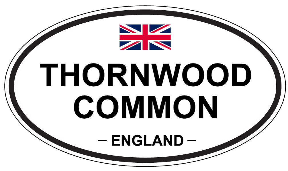 THORNWOOD COMMON, England - Oval Magnet