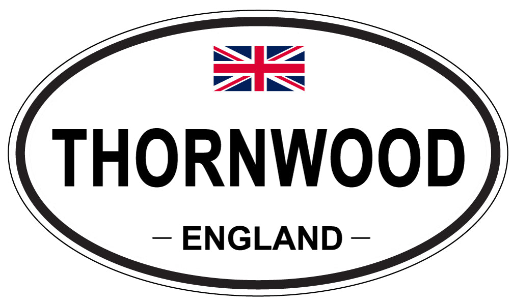 THORNWOOD, England - Oval Magnet
