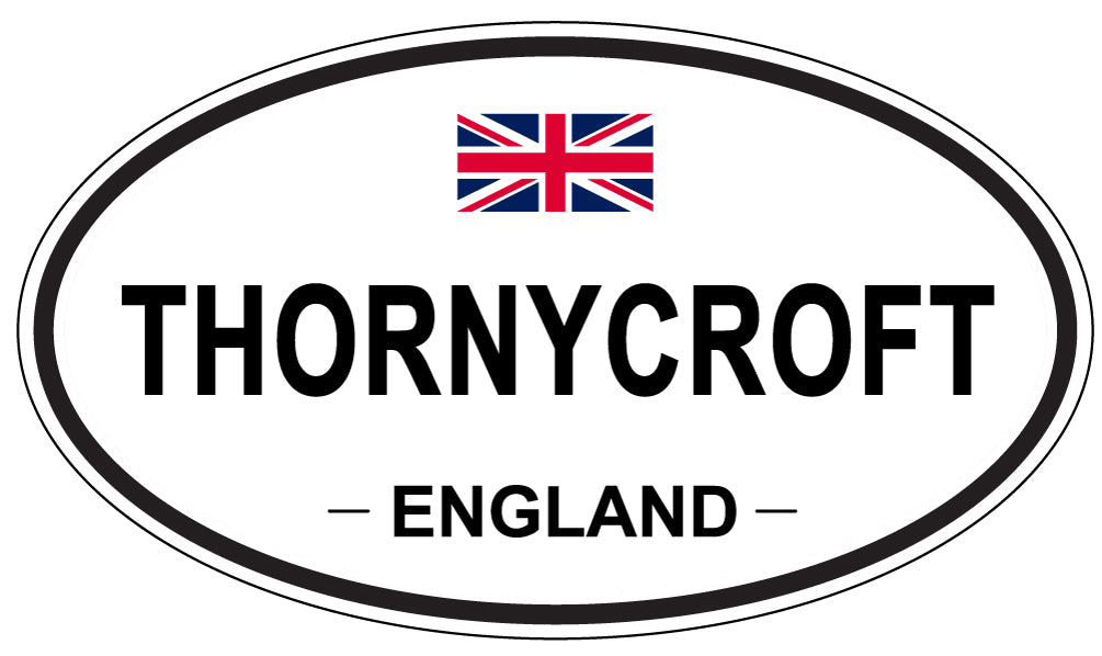 THORNYCROFT, England - Oval Magnet