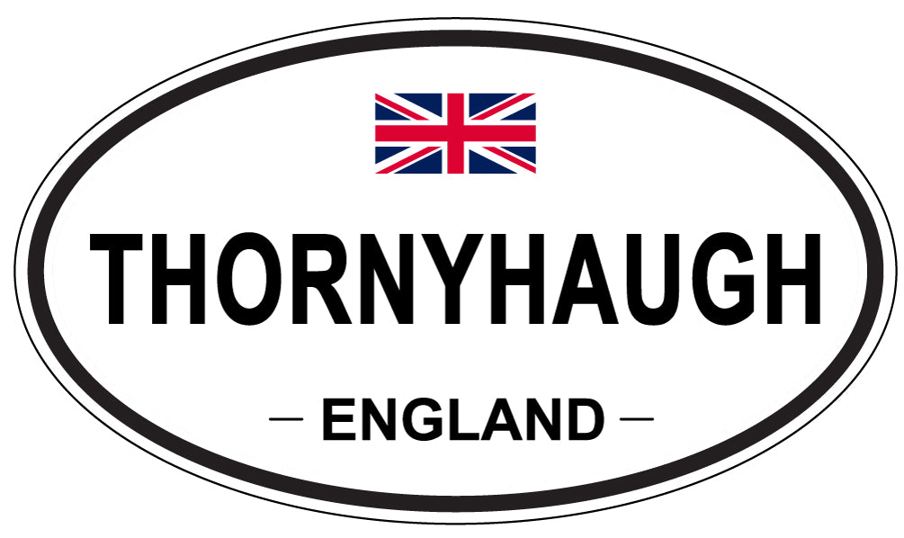 THORNYHAUGH, England - Oval Magnet