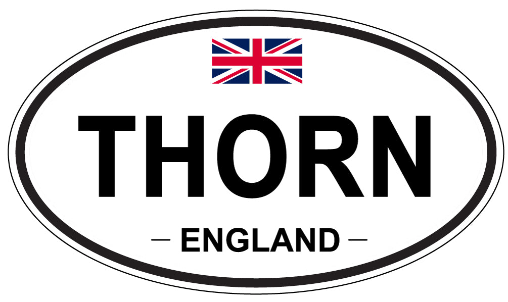 THORN, England - Oval Magnet