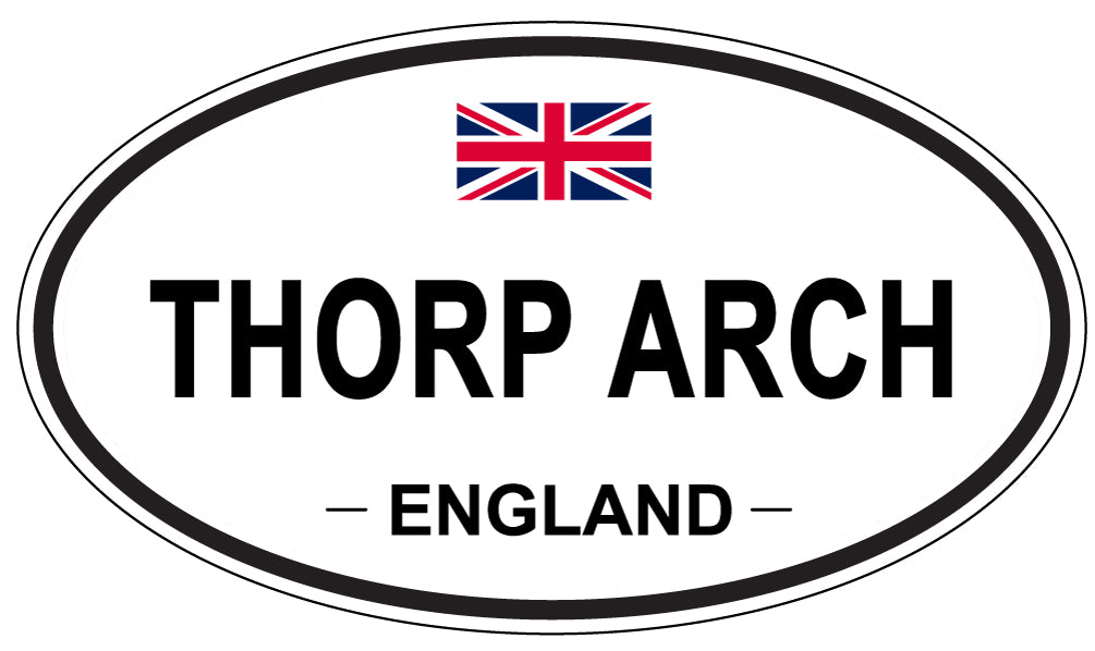 THORP ARCH, England - Oval Magnet