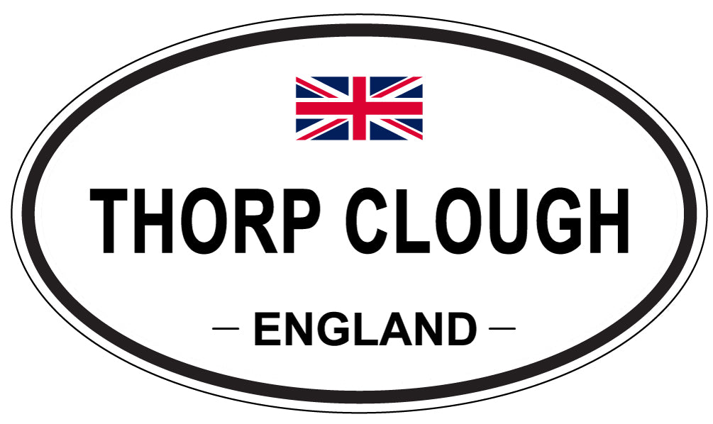 THORP CLOUGH, England - Oval Magnet