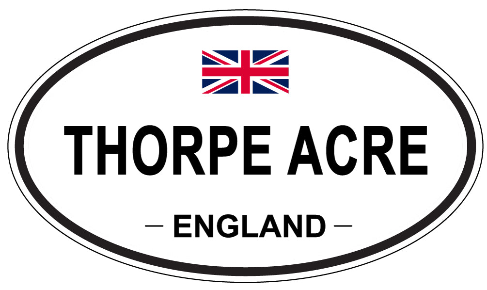 THORPE ACRE, England - Oval Magnet